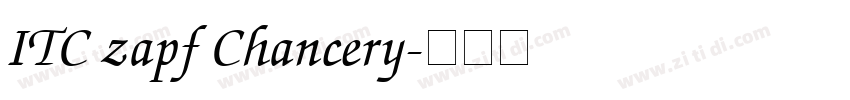 ITC zapf Chancery字体转换